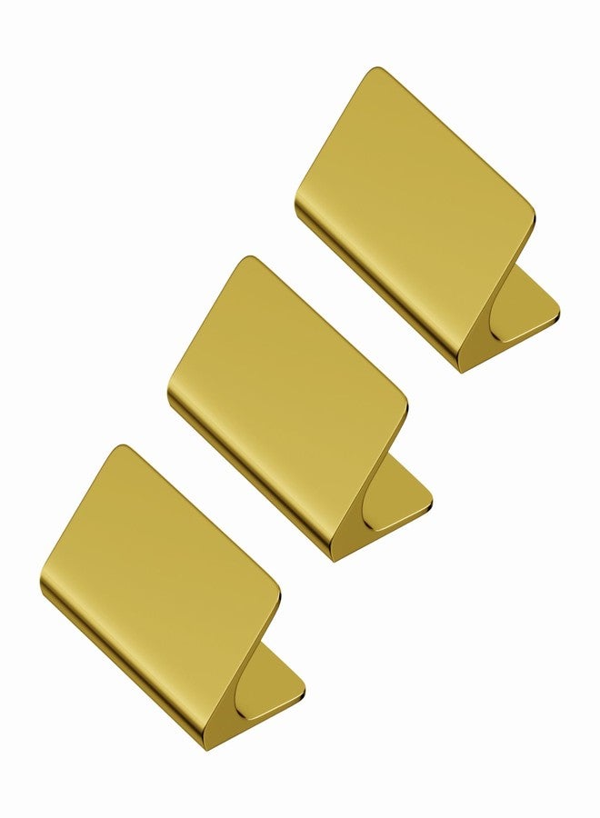 LAPO 4 Inch Aluminum Drawer Knobs and Pulls - Sturdy Door Knobs for Cabinets, Cupboards & Wardrobes (3 Piece,PVD Gold Finish) - Image 1